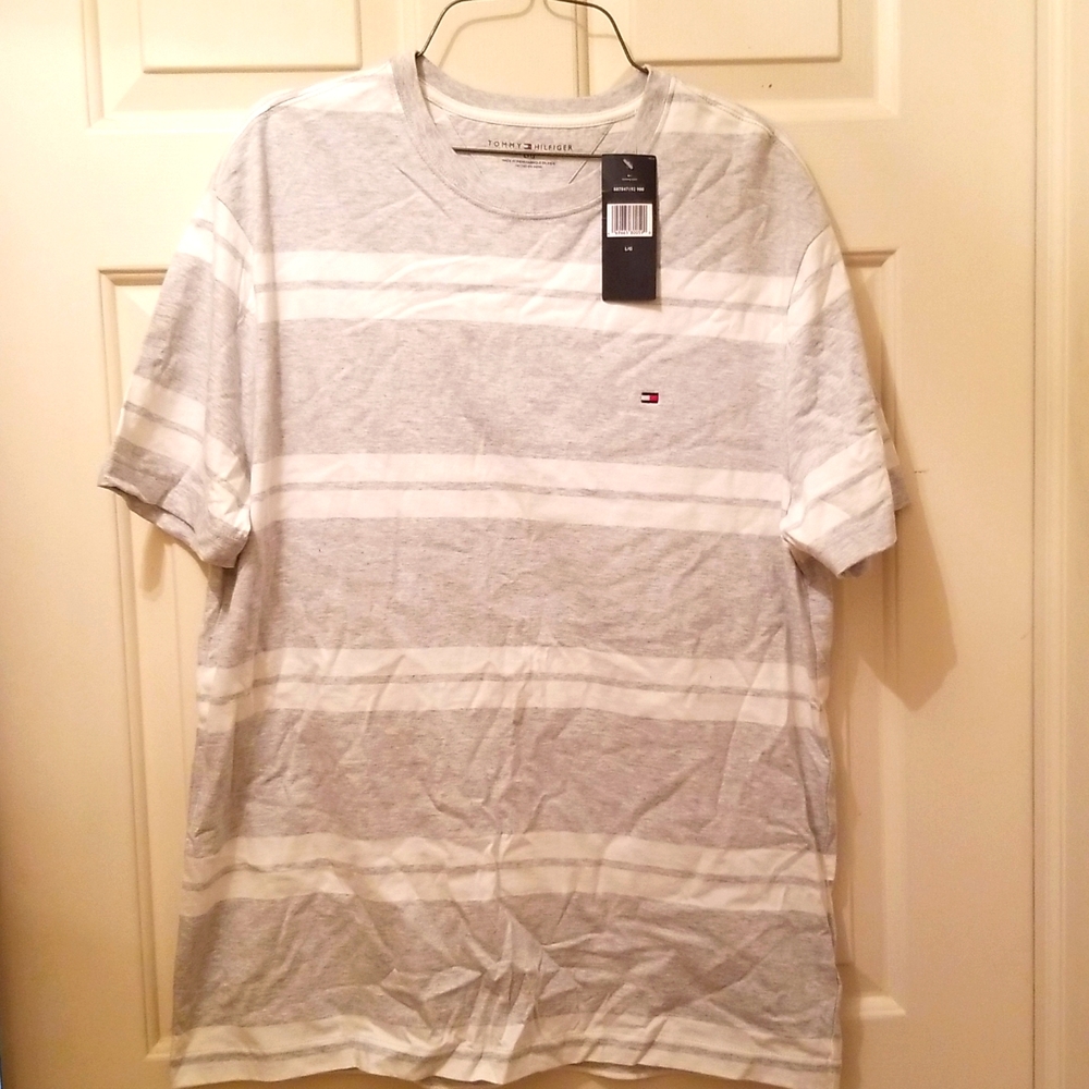 Men's Striped Tee Tommy Hilfiger Large NWT